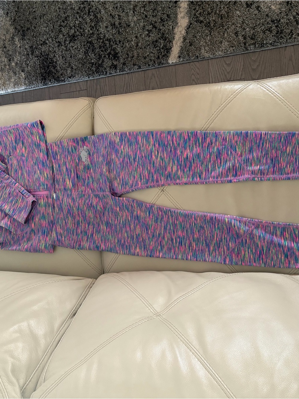 Roots kids Multicolor Space-Dye Leggings and Top Set: $40